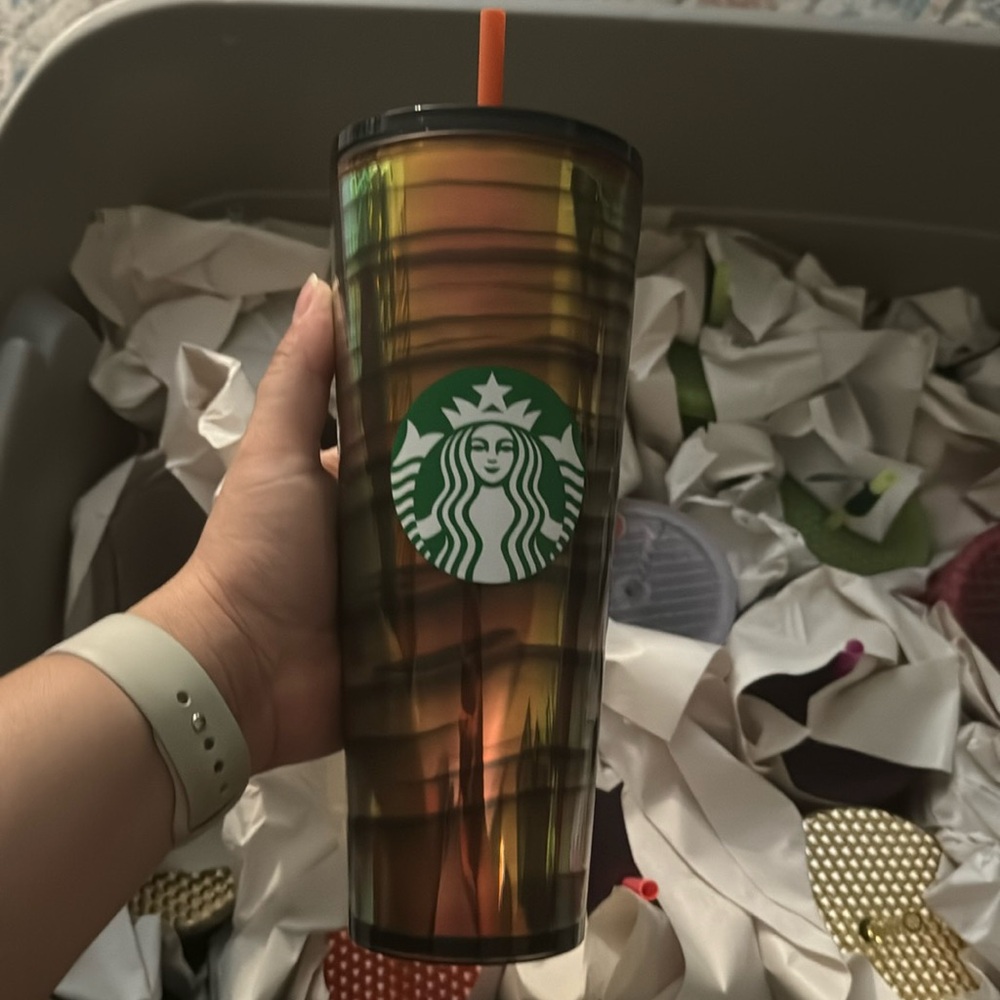 Starbucks Tiger Nights Stripe Tumbler Cup 24oz Target Exclusive Fall 2022